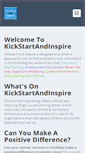 Mobile Screenshot of kickstartandinspire.com